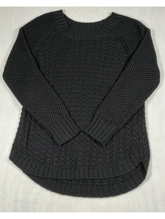 Calvin Klein Jeans Sweaters - Calvin Klein Jeans Black Textured Knit Crewneck Sweater Size M